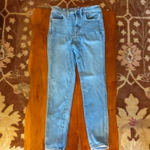 Madewell 10" High Rise Skinny Jeans size 28
